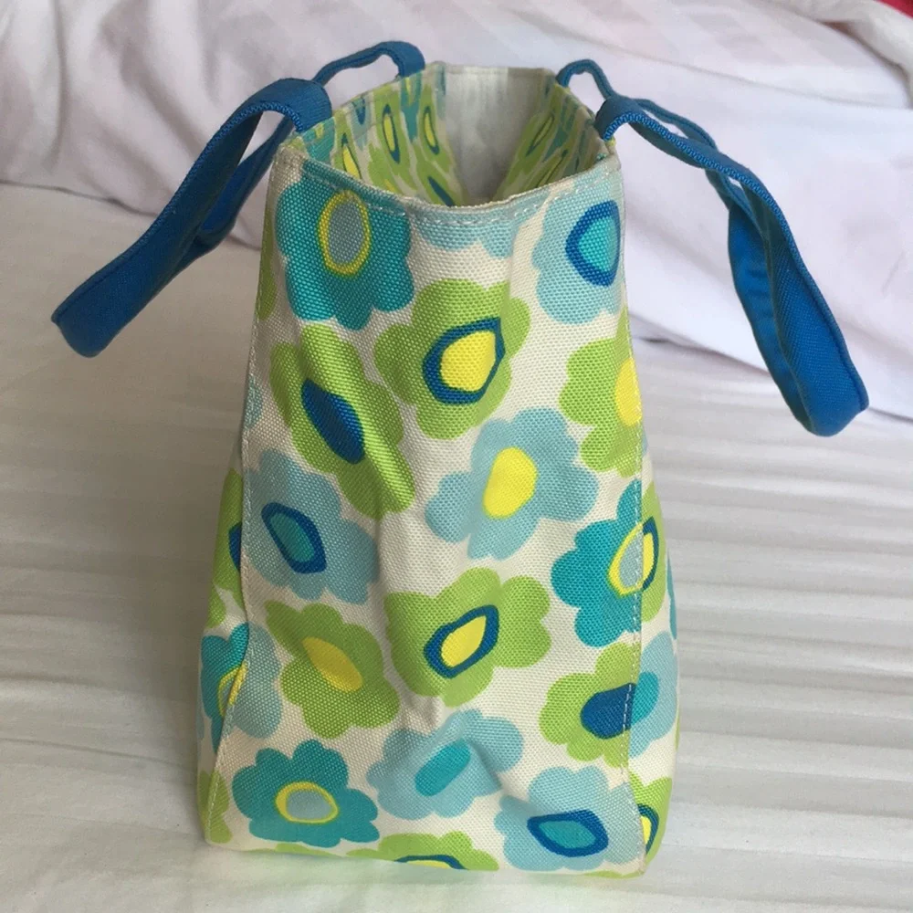 Jim Thompson Multicolor Floral Canvas Handbag - Picture 7 of 15